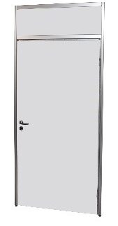 240 - Tahvelukseelement, lukustatav / Hinged door element, lockable | 100*h250 cm