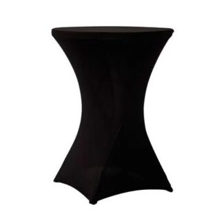315a - Baarilaud kattega, MUST / Bar table with cover, BLACK | Ø60 h110 cm
