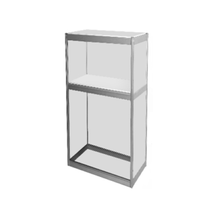 316 - Infolett usteta / Info counter without doors | 53*53 h110 cm
