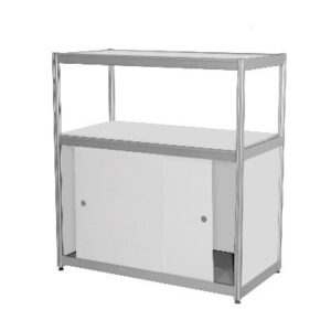 394 - Vitriin ustega / Showcase with doors | 53*103 h110 cm